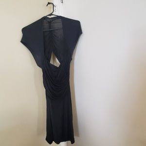 BCBG Black Sweetheart Neckline & Back Cutout